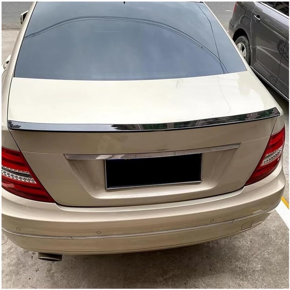 Car Trunk Spoiler Splitter for W204 C180 C200 C63 2008 2009 2010 2011 2012 2013 2014 Car Rear Roof Spoiler Wings Body Kits Styling Decoration