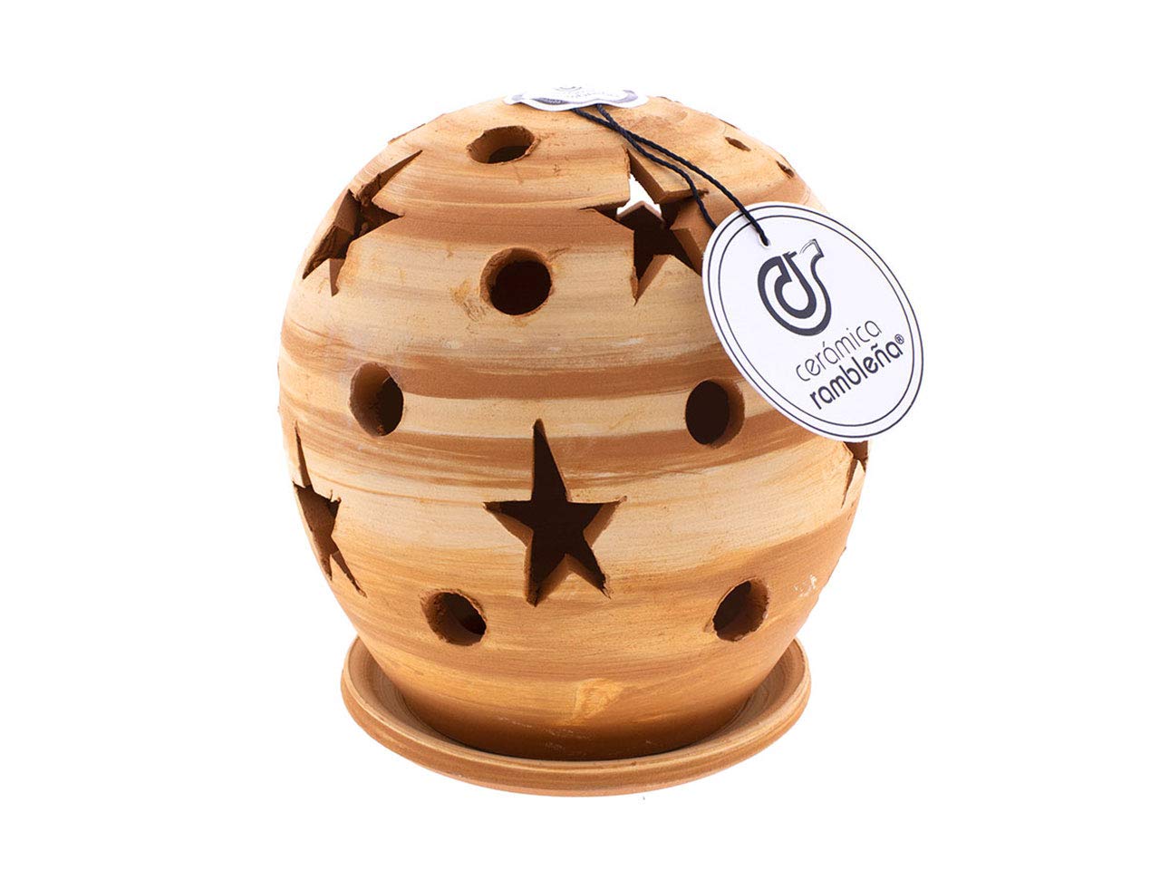 Ceramica Rambilena | Portacandele In Terracotta Rossa Gallina