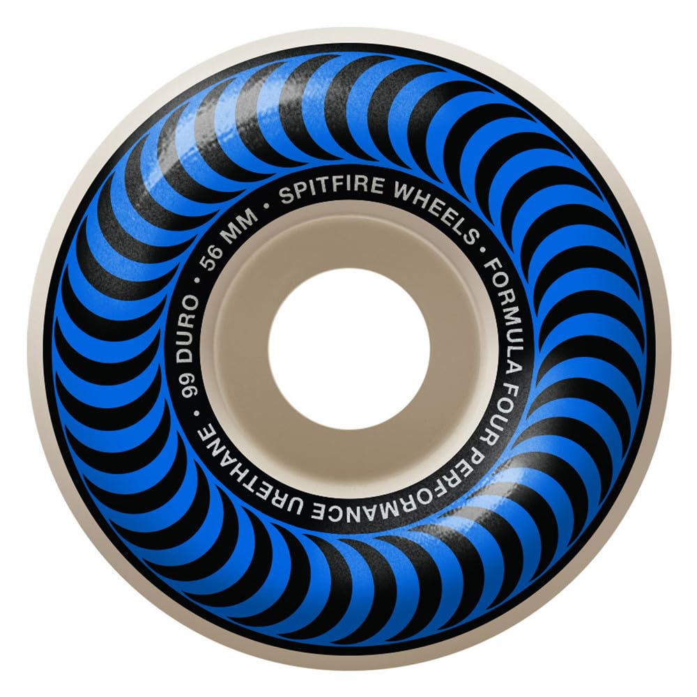 Spitfire Unisex Adult Formula-Four Classic Wheels - White, 56 mm