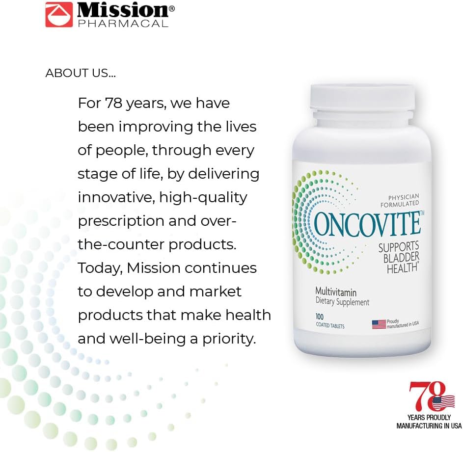 Oncovite Multivitamin Dietary Supplement