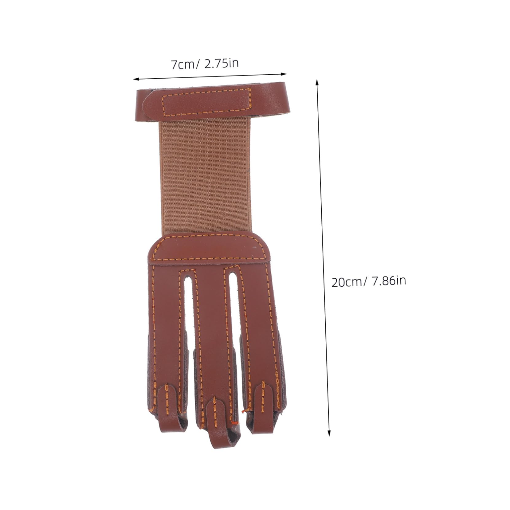 Toddmomy Glove Finger Saver Cow Leather Guard for Finger-Tightening String Protector Protective Gear