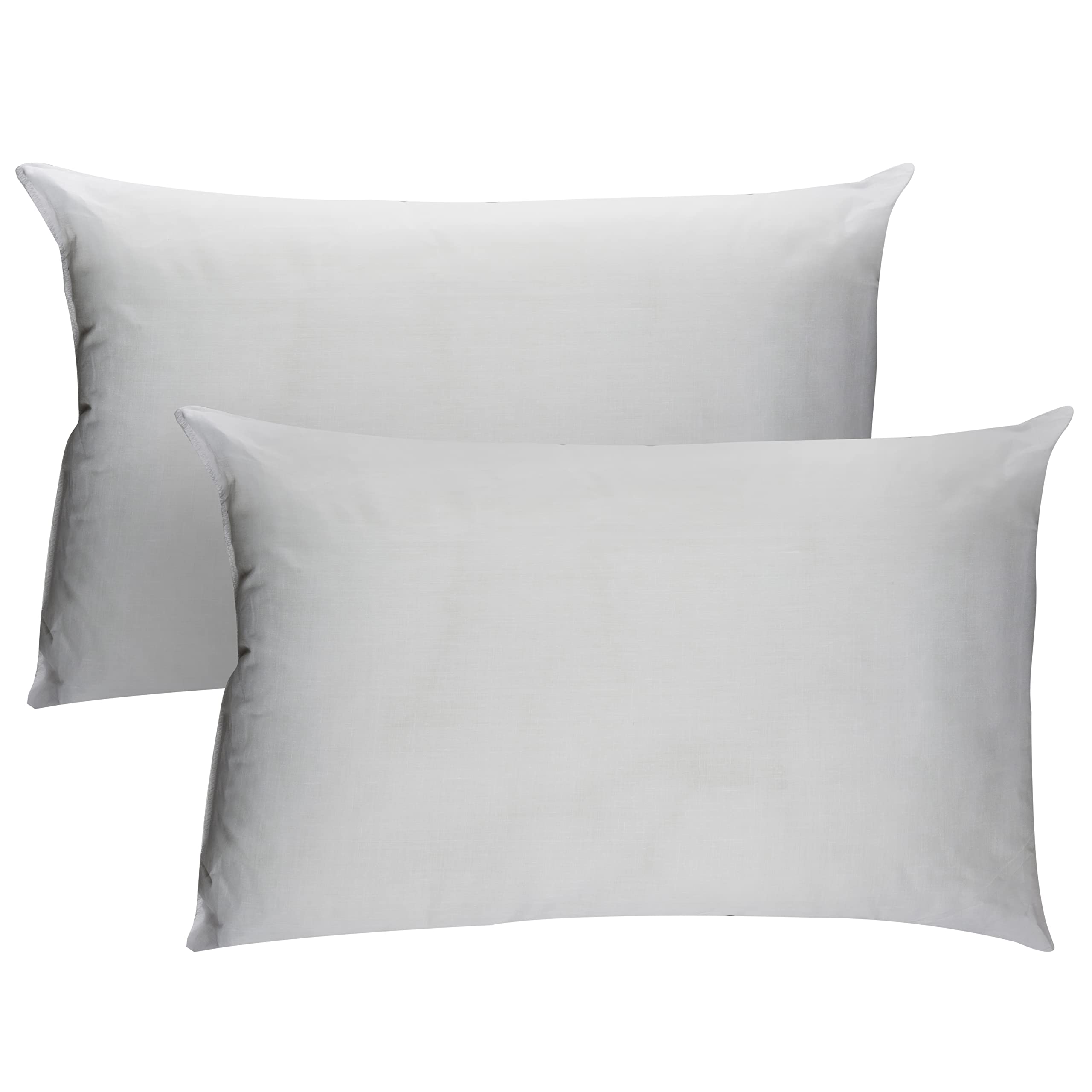 Charlotte Andersen White Luxury Pillow Pair Supporting Head Side Back And Neck.