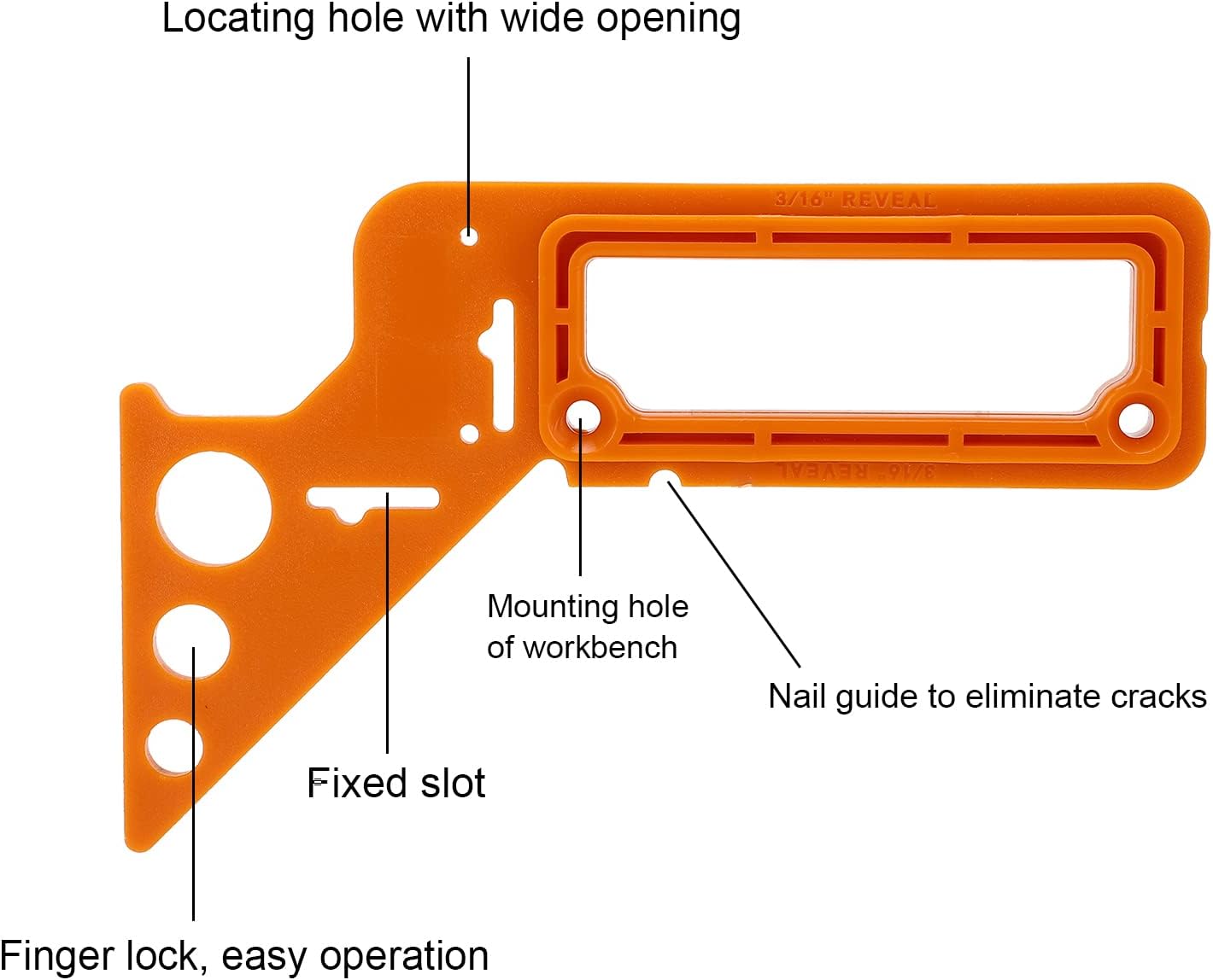 Woodworking Corner Clamp ABS Plastic Lightweight 90° Angle Clamp for Boxes Drawers