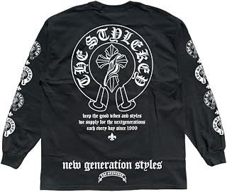 STYLEKEY CLASSIC LABEL(スタイルキー クラシック・レーベル) 長袖Tシャツ GENESIS L/S TEE(SK99CL-LS30) エンブレム マーク ロゴ バックプリント ヒップホップ B系 ストリート系 ロンT 長T