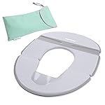 Ingenuity Foldaway Travel Potty Training Seat with Storage Bag, Folding & Portable Toddler Potty Seat, Easy One-Handed Open, Non-Slip Grip