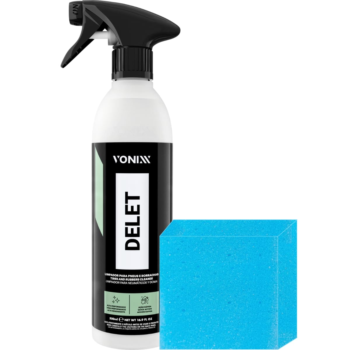 Delet 500ml Vonixx Limpador de Pneu Borracha Farol | Amazon.com.br