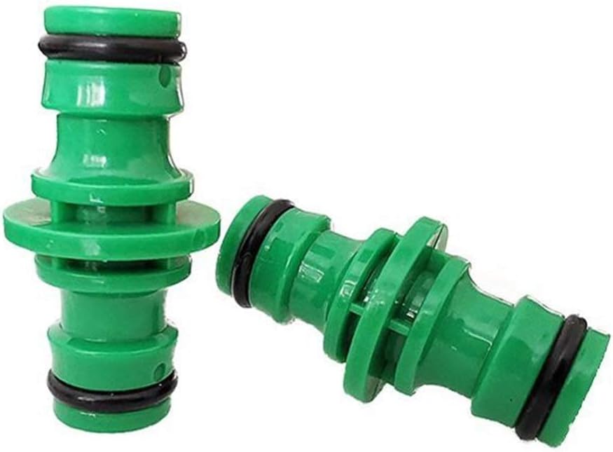 Irrigation Dripper 50 Pieces of 1/2 Inch Garden Plastic Quick Coupling Homemade Water Pipe 2-Way Hose Repair Joint Garden Irrigation Hose Fittings (Diameter : 1/2'')
