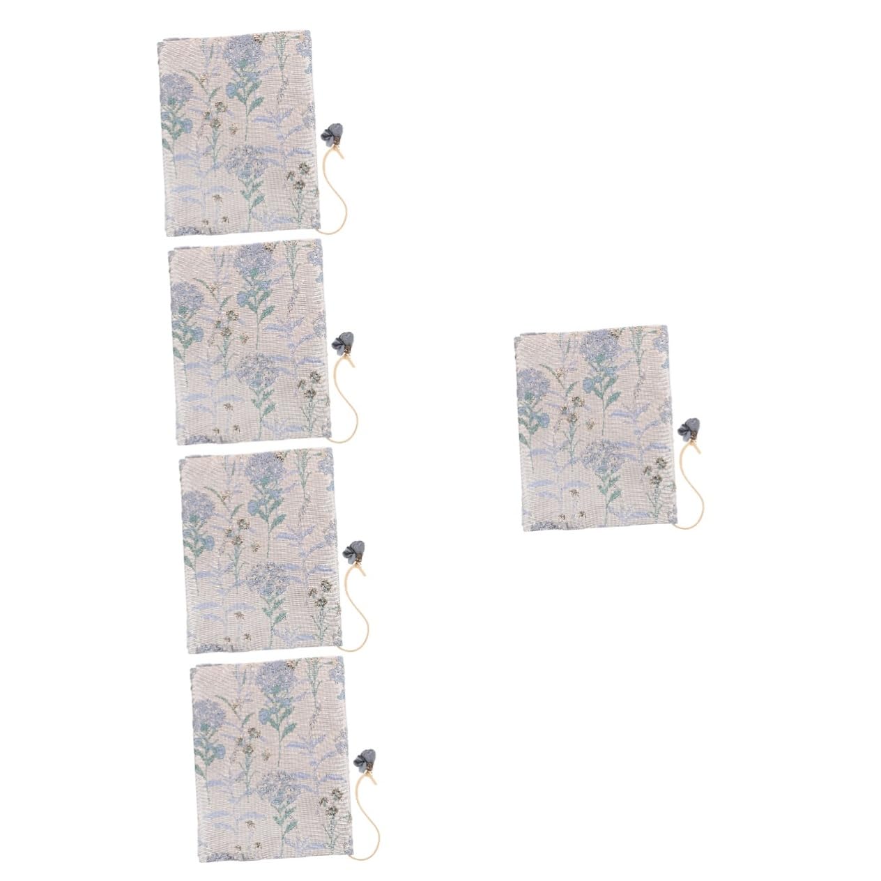 NUOBESTY 5pezzi Copertura Per Libri Decorativa e Pratica Maniche Regolabili Per Note e Libri Protezione Riutilizzabile Per Studenti Con Design e Resistente