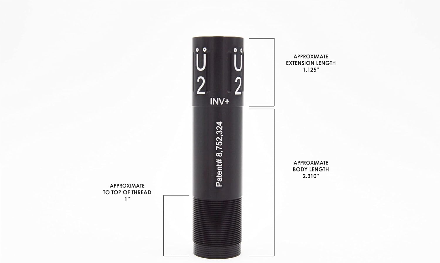 Muller Chokes, LLC - [INV+ 12 Gauge Featherlite Competition Choke Tube Used for Browning/Winchester INVECTOR Plus (INV+)] NOT Sold AS A Set