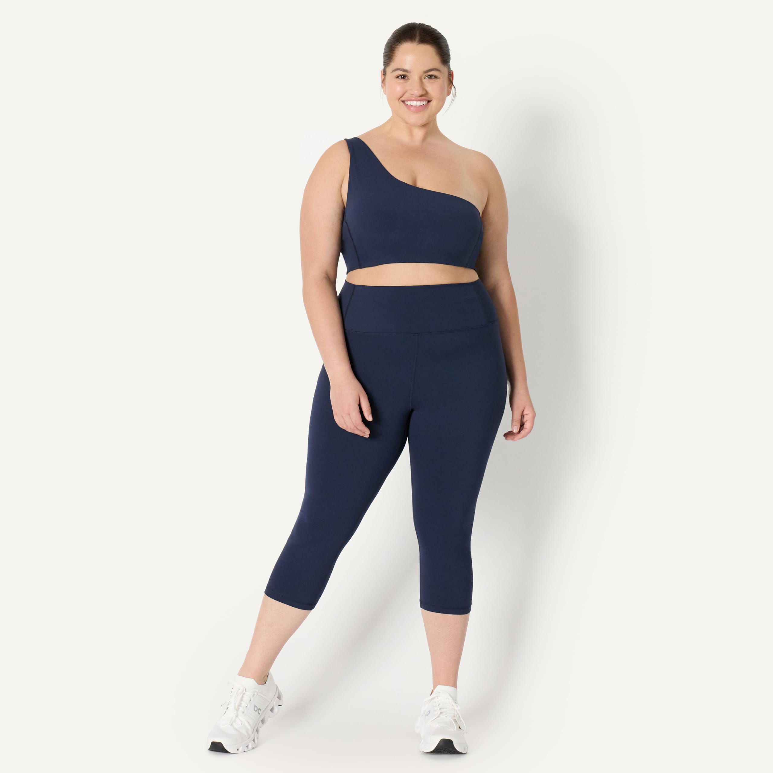 Amazon Essentials Aewm91328 - Damskie legginsy Capri FormFlex High Rise Kobiety