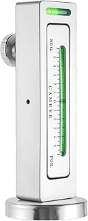 Universal Magnetic Gauge Tool, High-Accuracy Camber Caster Gauge, Strong Magnetic Base Adjustable Wheel Alignment Tool for Automotive Vehicle Truck RV Tire Repair, Car Accessories(Silver)