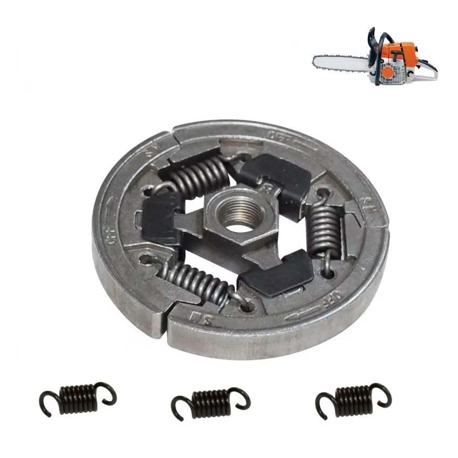QHLNXSA for S-t-i-h-l MS382 MS360 MS361 MS362 MS440 MS441 MS460 MS461 Chainsaw Part OEM 1128 160 2004 Clutch Shoe Assembly Spring Spin(2 Sets Sales)