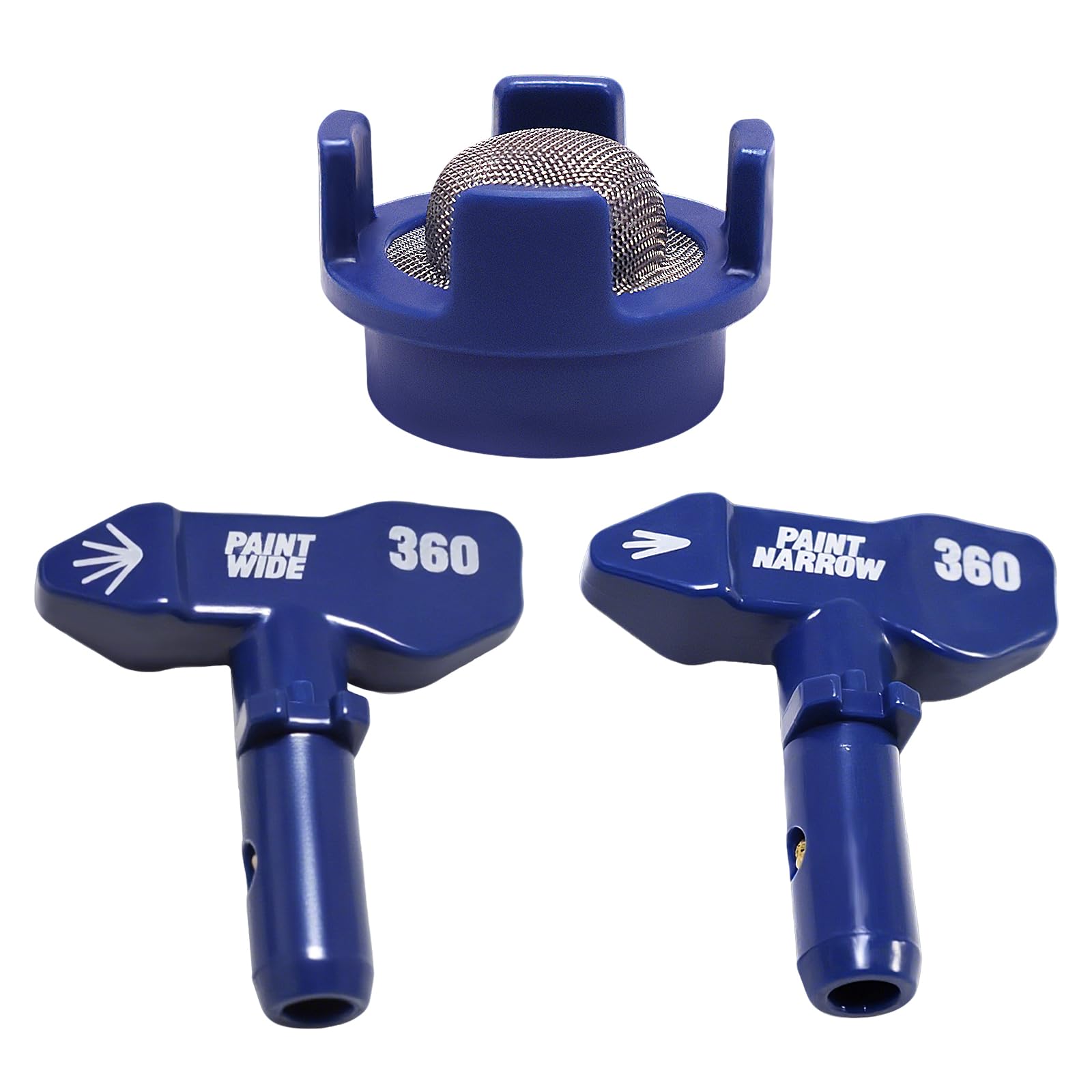 Photo 1 of 18F520 Paint Spray Tip Kit Fits for TrueCoat 360 26D280 26D281 26D283 Wide/Narrow Spray Pattern Kit andInlet Strainer Filter (Blue 1PC)
