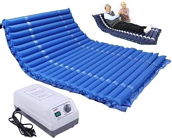Anti-Bedsore Mattress, Alternating Air Pressure Mattress with Pump, Bed Sore Prevention and Bed Air Mattress, Pressure Relief Mattress Pad for Elderly, Disabled & Bedridden Patient W120cm