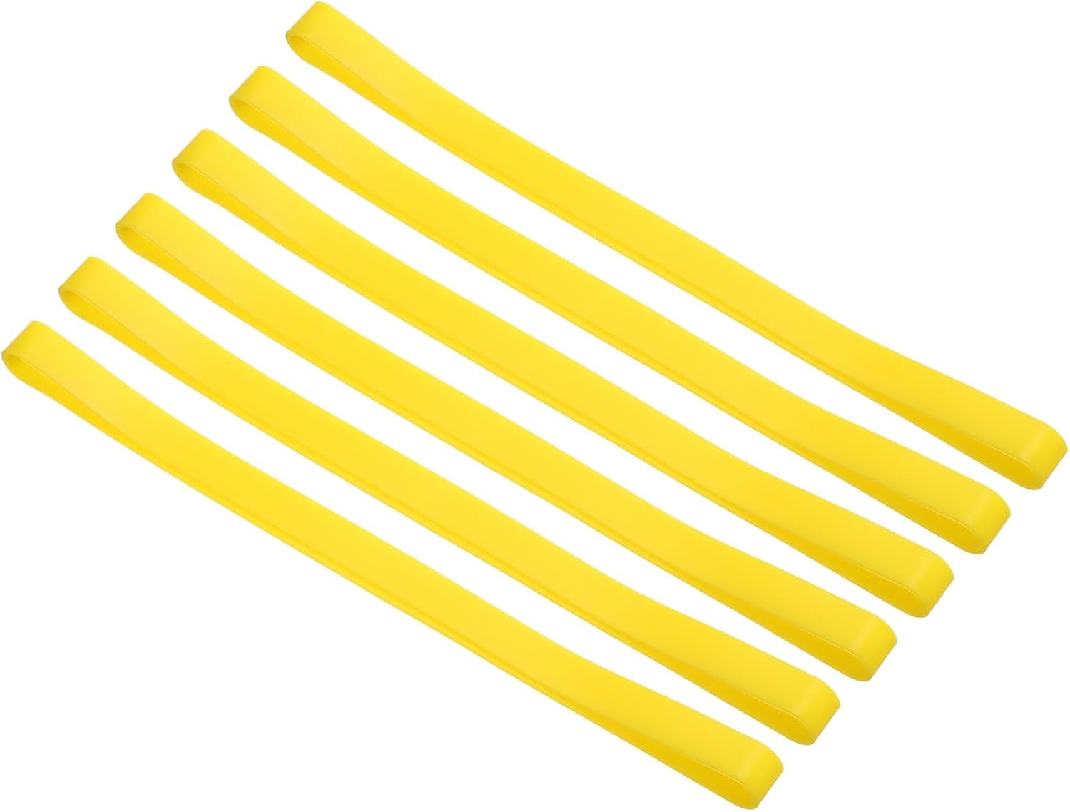 PATIKIL Towel Bands, 6 Pack Elastic Towel Clips Cruise Essentials Windproof Elastic Silicone Beach Towel Straps for Beach Pool Cruise Chairs, Yellow