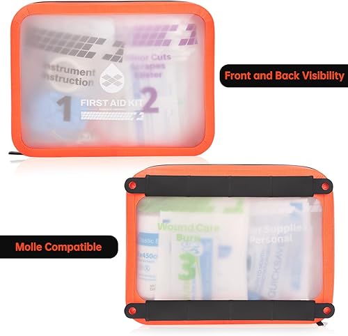 Miniatura 2 de Kit de primeros auxilios, 100 piezas, mini impermeable, uso profesional para viajes, trabajo, escuela, hogar, automóvil, emergencia, supervivencia,