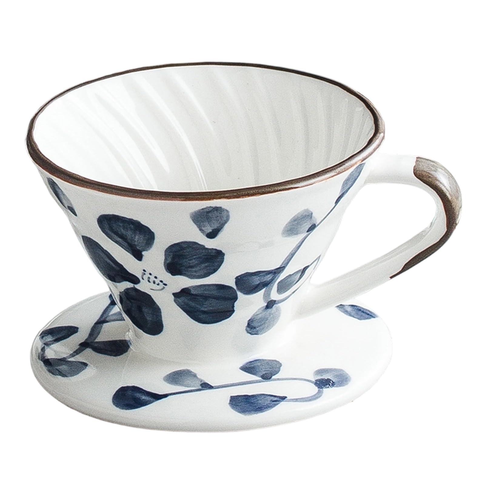HDOYTXXM Design Ceramic Brewing Funnel Consistent Water Flows Hand Drip Maker Kitchen Tool Ceramic Pouring Over Coffee Filter Coffee Dripper