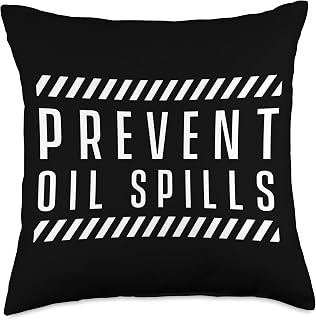 Prevent Oil Spills Environment Pollution Industry Fracking Throw Pillow