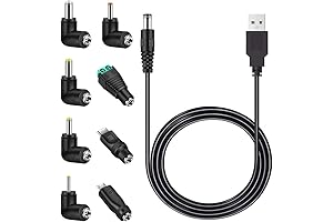 MEROM 5V DC Universal Power Cable: Reliable USB to DC Charging Solution