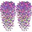 Purple Rose 4pcs