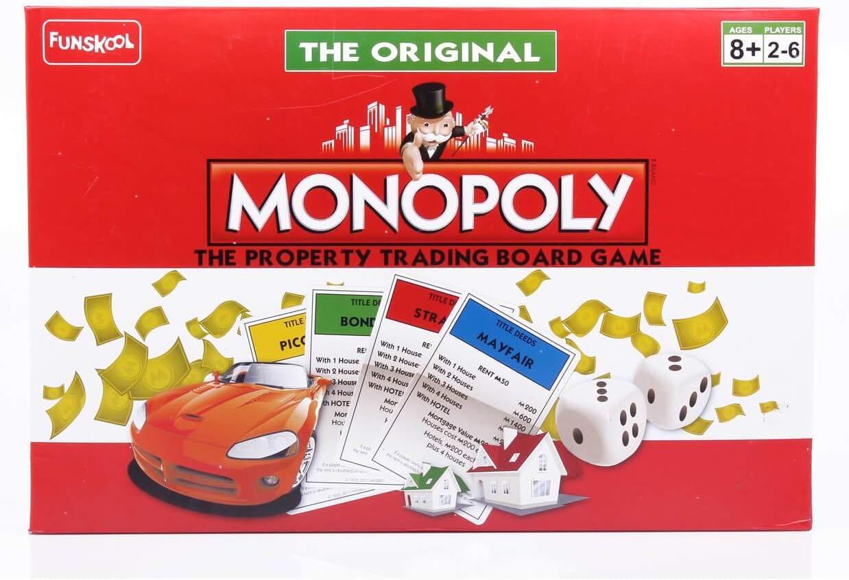 Monopoly The Original Funskool Classic Family Board Game Children