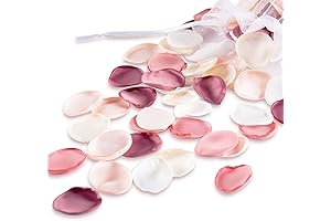 300PCS Artificial Flowers Silk Rose Petals - Romantic Wedding Decor