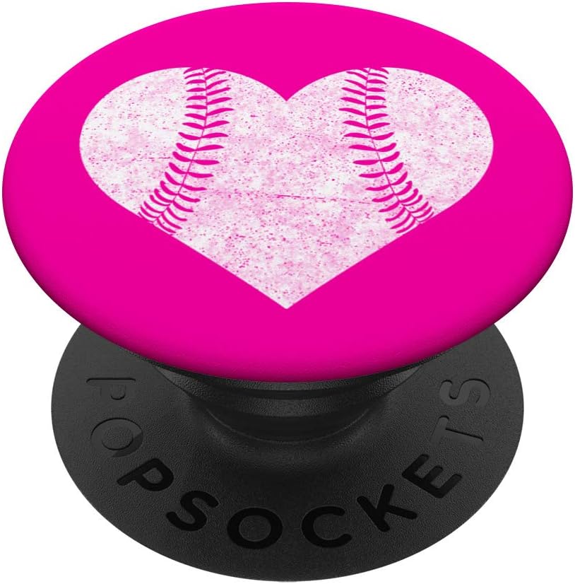 Baseball Heart Softball Mom Matching Team Gift Pin Cell