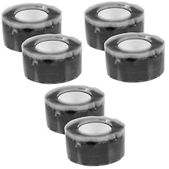 balacoo 6rolls Self-fusing Silicone Repair Tape No Residue Multi-use Sealing Tape for Home Sports Equipment and Plumbing Repairs