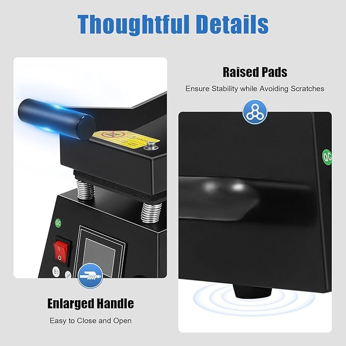 Termofijadora Digital EEYBLAEEY HP230C, 110V, 250°C, para Sublimación miniatura 5