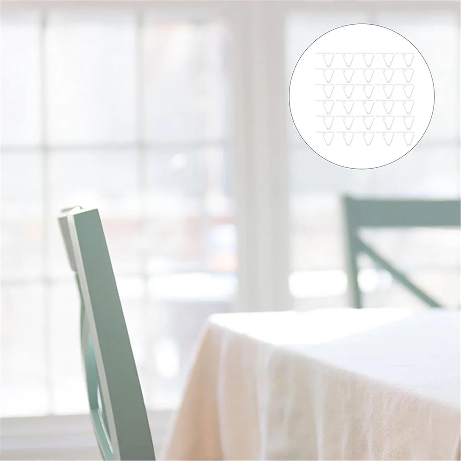 Tablecloth Clips 96 Pcs Tablecloth Clips Plastic Round Skirt Holders Anti Slip Clear Clamps