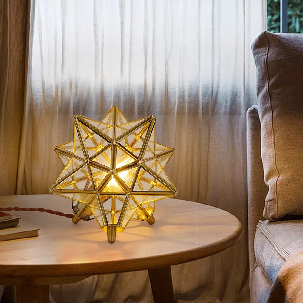 Amazon.co.jp : Cerdeco 幻想的に広がる星のシルエット テーブルライト