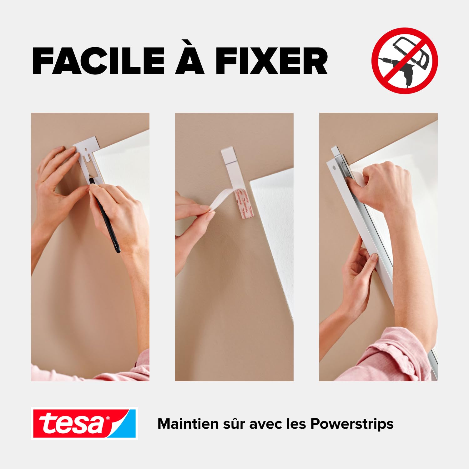 tesa Insect Stop Moustiquaire avec Protection Solaire Premium 116 x 164cm