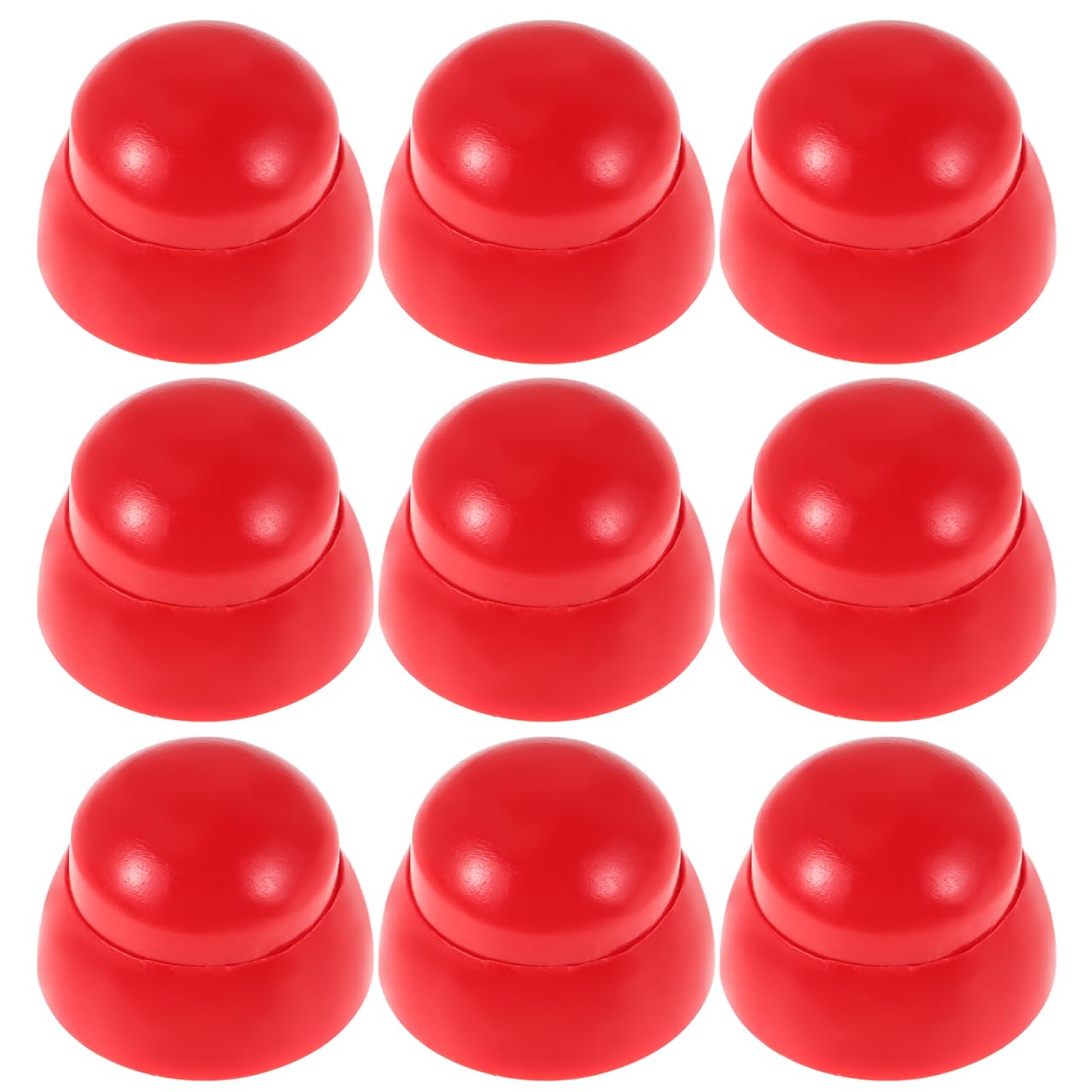 CLISPEED Nut Protection Covers 10Pcs Plastic Nut Caps for Playground Equipment Parts Outdoor Bolt Protective Covers Safety Caps for Playground Screw Bolts
