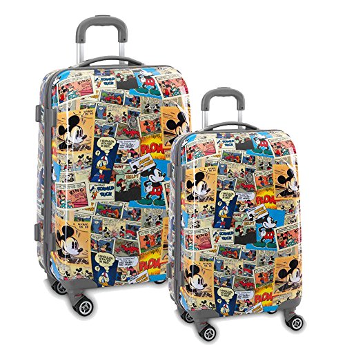 Preisvergleich Produktbild Fabrizio Koffer Trolley 2er Set Disney Minnie Maus Bunt Hartschalen Reisekoffer