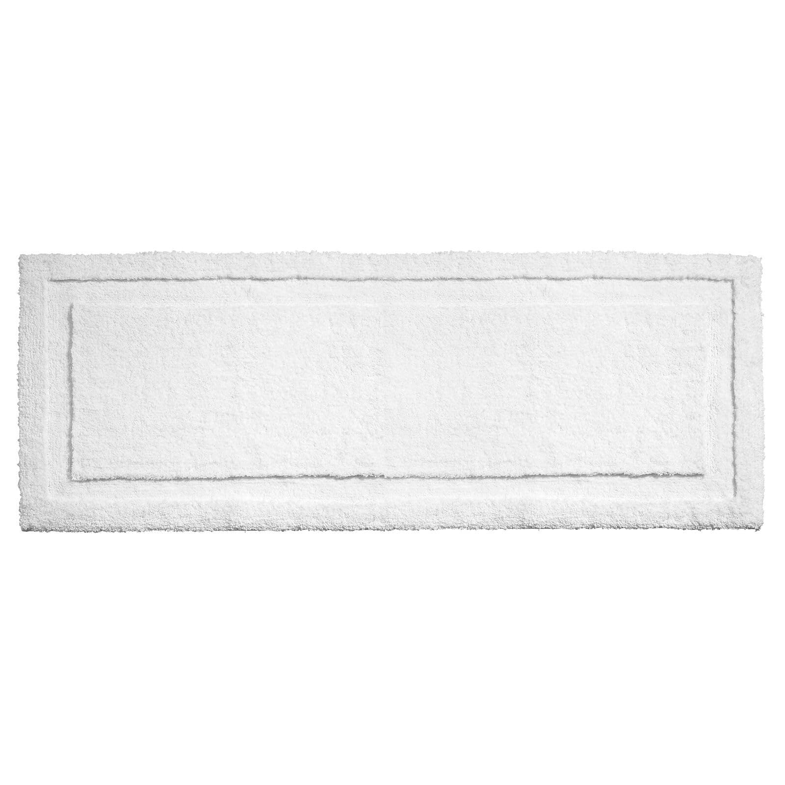mDesign Large Modern Bath Mat Runner NonSkid Bathroom Runner Rug Long Bath Mat Oversized