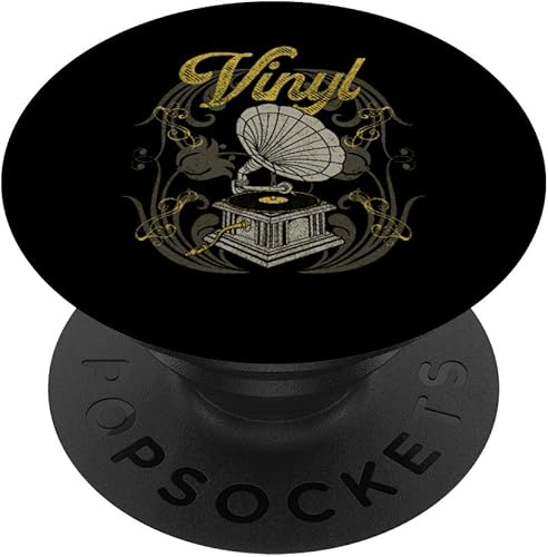 Tocadiscos retro de vinilo con diseño de reproductor de discos de vinilo, estilo vintage, para teléfonos y tabletas