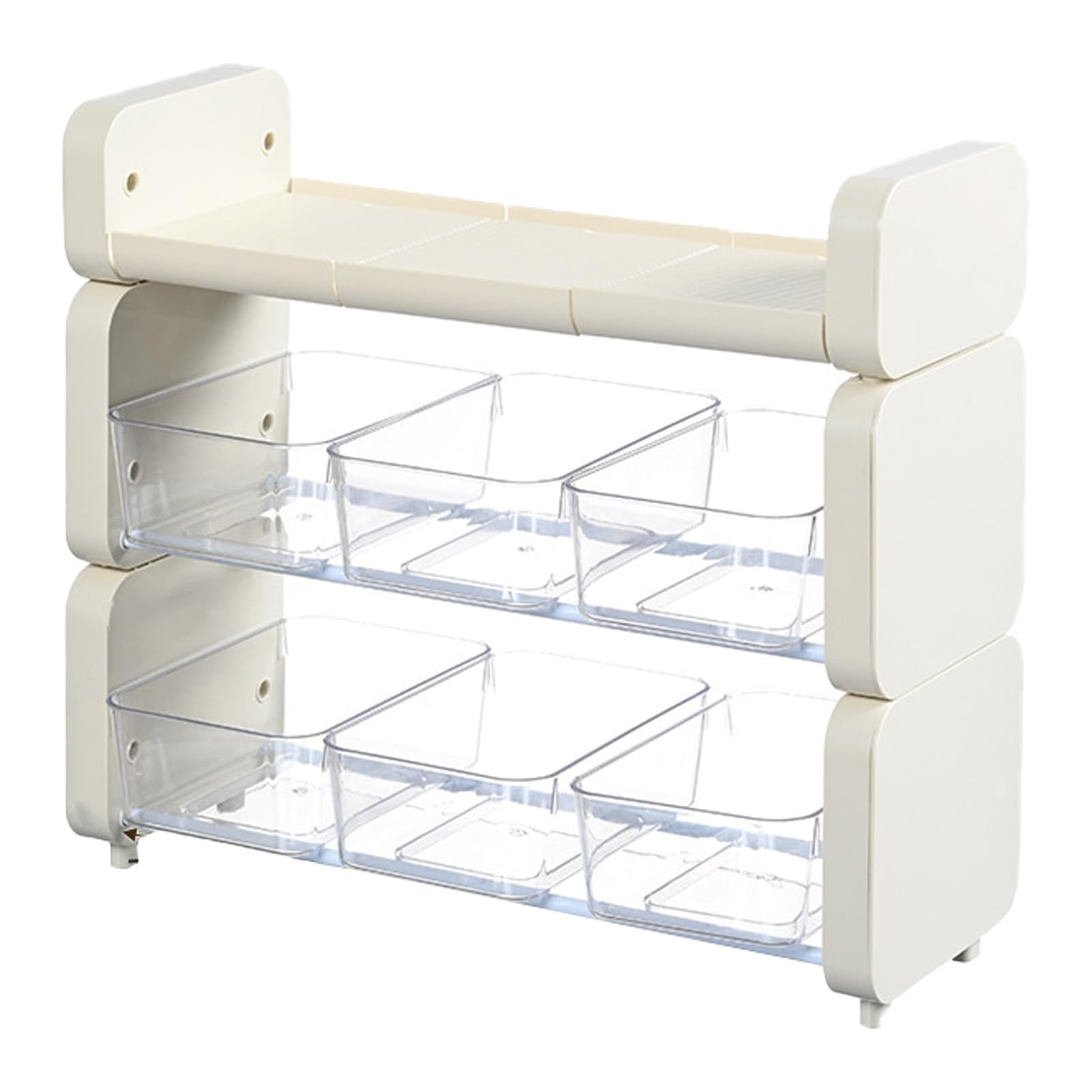 Colorful Tea Bag Organizer Shelf Tea Bag Organizer Portable Stand Rack with Easy Identification Function