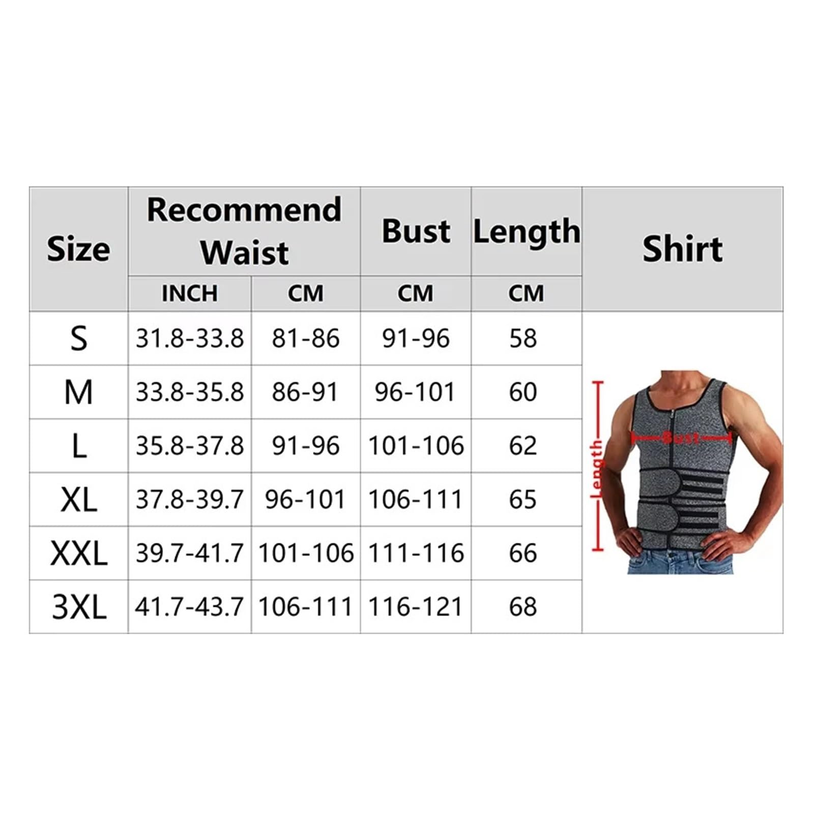Camiseta Reductora Hombre Hombres Body Shaper Cintura Entrenador Chaleco Doble Cinturón Sudor Camisa Corsé Top Abdomen Adelgazar Shapewear Fitness Trajes(Gray,XXL)