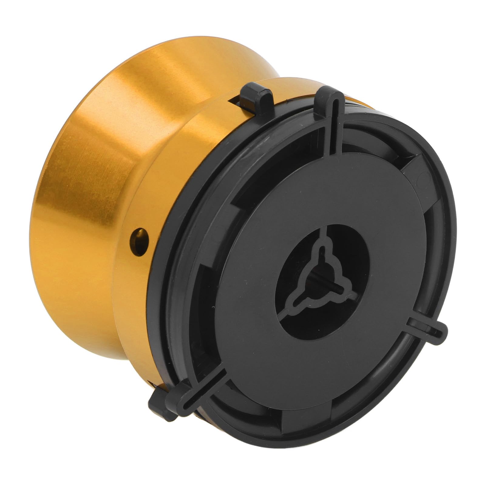SENECESLI Adattatori Universali per Hub NAB in Alluminio Lucidato da 10 Pollici per Studer, Akai, Set di 2, Facili da Installare, Adatti a Vari Lettori Reel to Reel (GOLD)