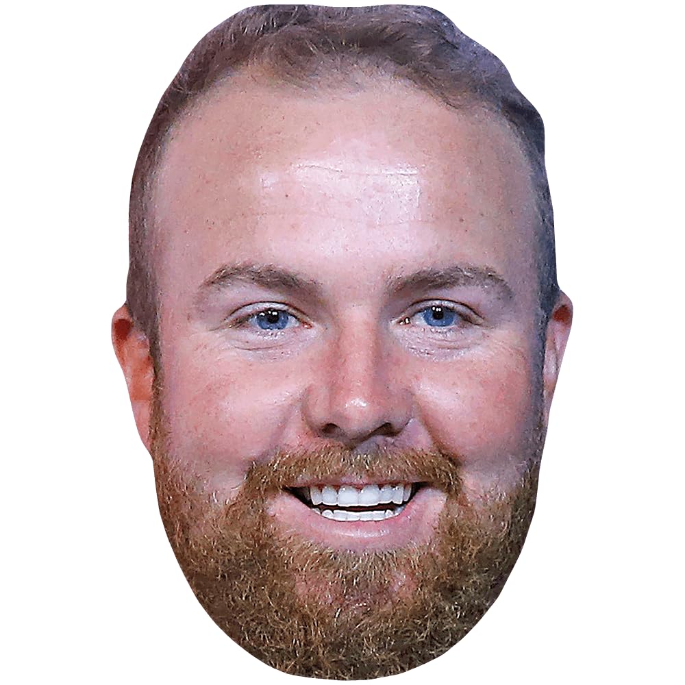 Shane Lowry (Smile) Celebrity Mask, Flat Card Face, Fancy Dress Mask