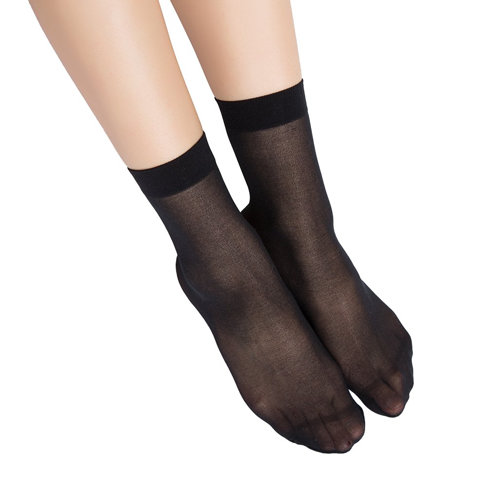 1 Pairs Women's Ankle High Sheer Socks