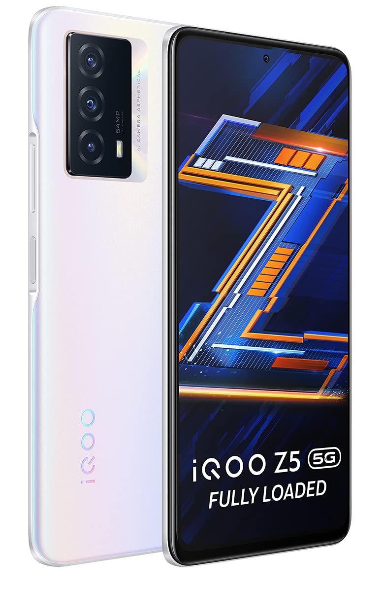 iQOO vivo Z5 5G (Arctic Dawn, 8GB RAM, 128GB Storage) | Snapdragon 778G 5G Processor | 5000mAh Battery | 44W FlashCharge 8GB RAM +128GB Storage Arctic Dawn