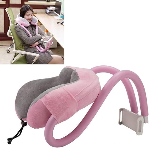 Miniatura 6 de Alomejor Soporte de teléfono para almohada de cuello, comodidad, soporte de teléfono de estabilidad para cama, hogar, viajes, exteriores (ligero)