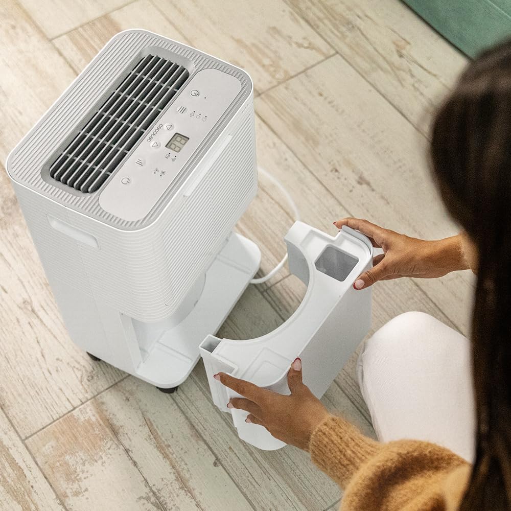 Cecotec Deumidificatore BigDry 8000 Expert Connected. 16 L/giorno, Serbatoio Estraibile da 2L, Controllo tramite Wifi, Funzione di Asciugatura dei Vestiti e Timer 24 ore, Area di Copertura di 30m2 Bianco - Bigdry 8000 Expert Connected Copertura fino a 30 m² - Immagine 4