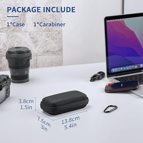 Miniatura 4 de Yinke Estuche rígido para SanDisk Extreme ProSanDisk Extreme portátil externo SSD 500GB 1TB 2TB, funda protectora de viaje bolsa de almacenamiento