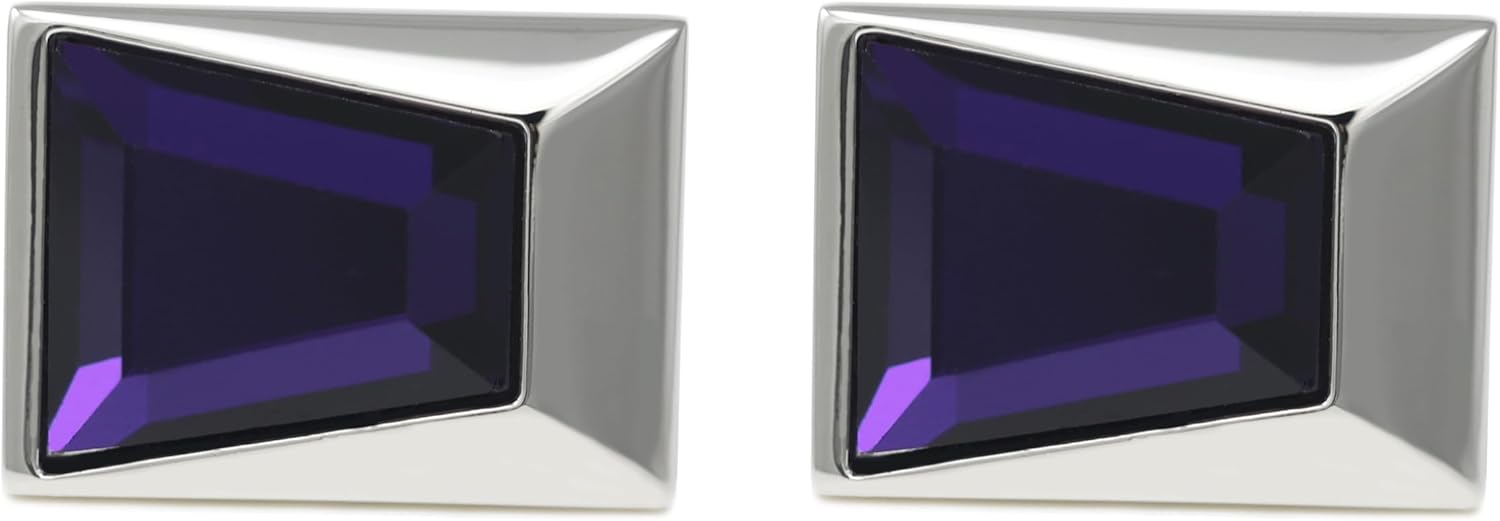 クリスタルカフリンクス ボックス付き メンズ 誕生日 父の日 結婚式 新郎 ギフト カフスボタン