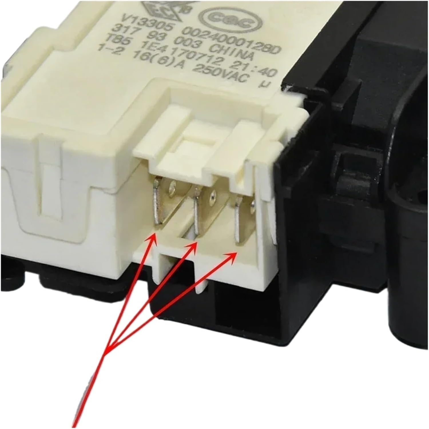 Haier ZV-447 洗濯機用ドアロックスイッチ 電子遅延スイッチ 0024000128D 0024000128A 洗濯機部品