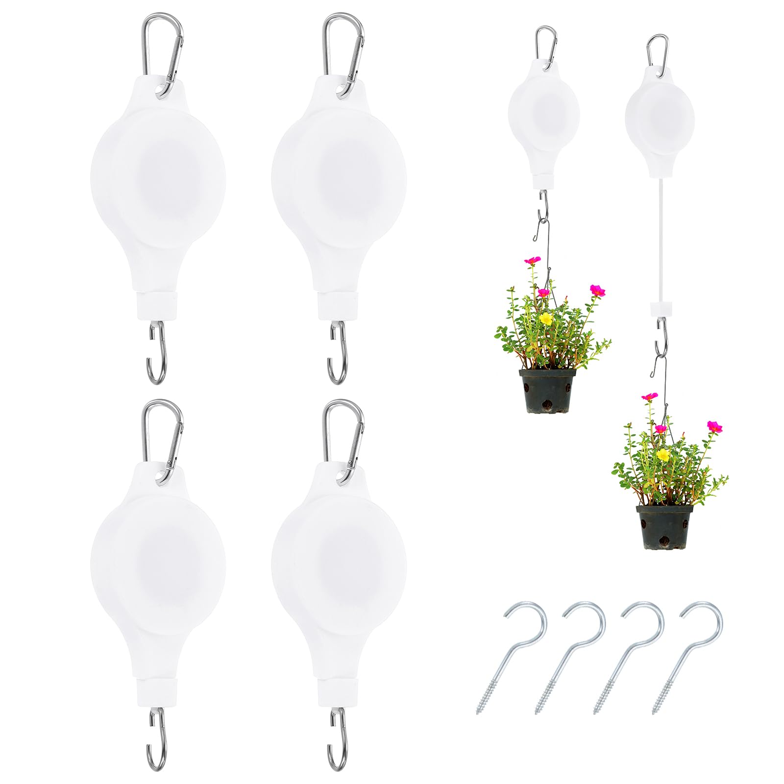 Poulies rétractables pour plantes : sublimez vos suspensions de jardin