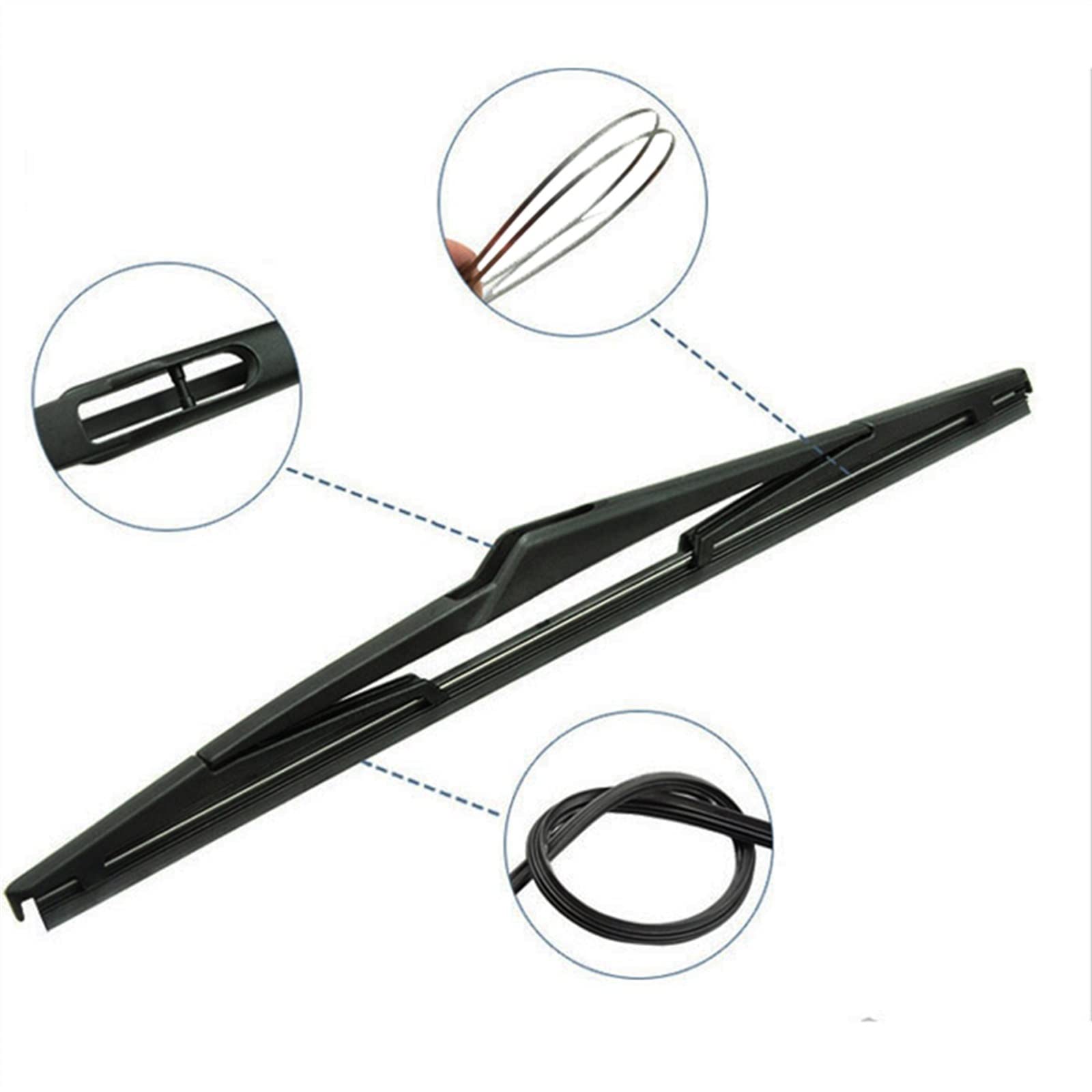 Parabrezza Parabrezza Spazzole Tergicristallo Auto Anteriore Lunotto Posteriore Tergicristallo per Ford per S-Max MK1 2009 2010 2011 2012 2013 2014 2015