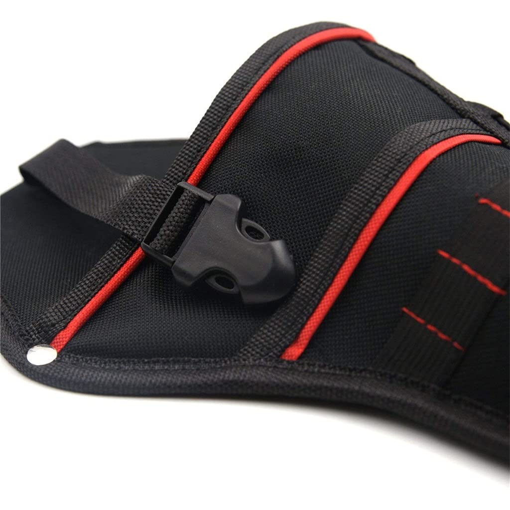 Ceinture électrique Taille Sac à Outils clé Oxford Professionnelle Marteau Tournevis perceuse étui (Gris Clair Talla ?nica)